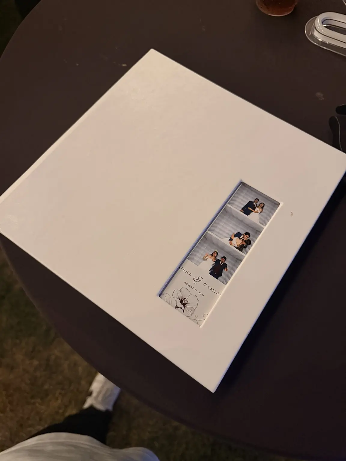 Printed Fiesta Booth photo strip keepsake